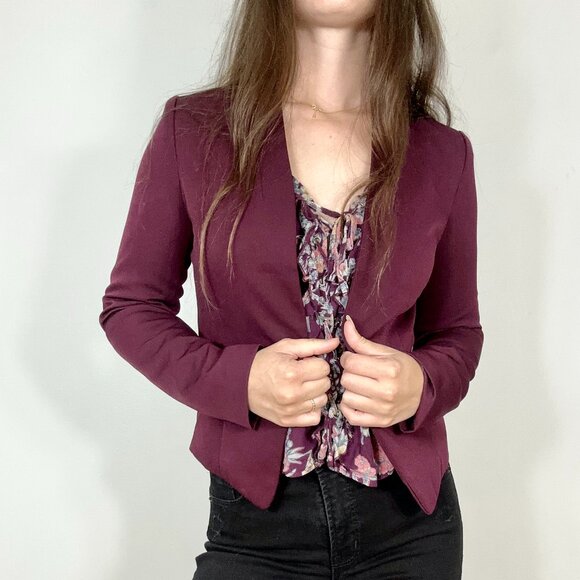 *Another Story Purple Wine Blazer - Picture 1 of 7